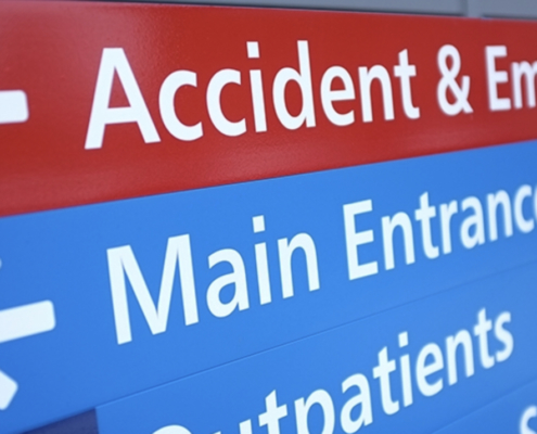 A&E in NHS hospital