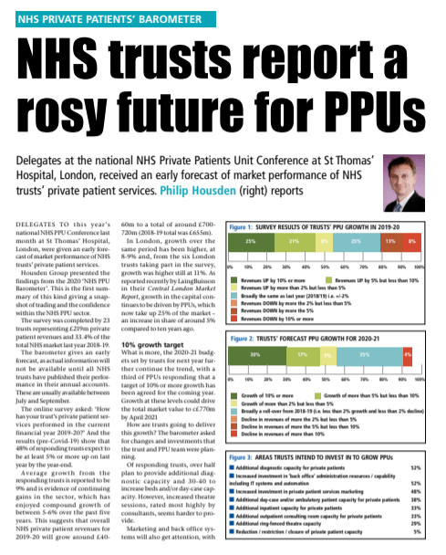 NHS PPU barometer survey